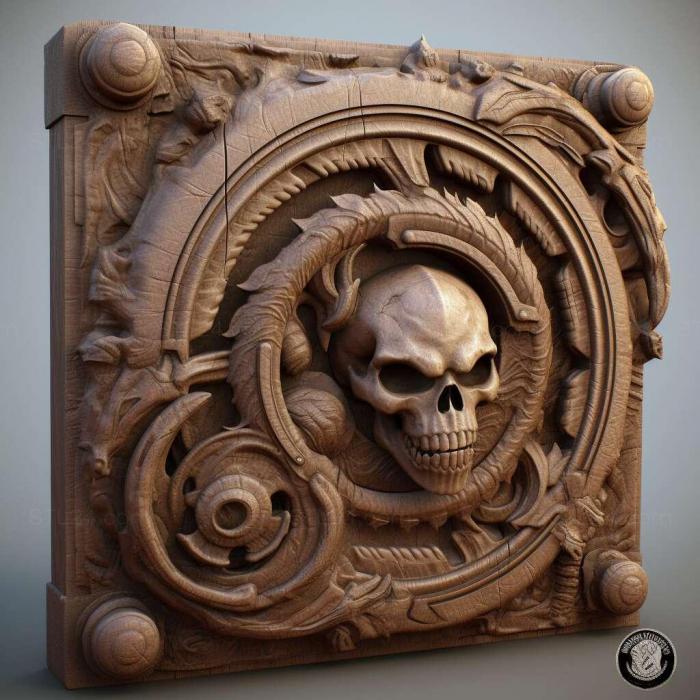 Games (Gears of War 4 3, GAMES_2991) 3D models for cnc